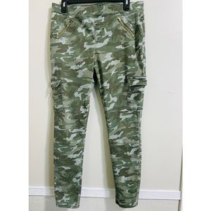 Justice brand camo skinny pants